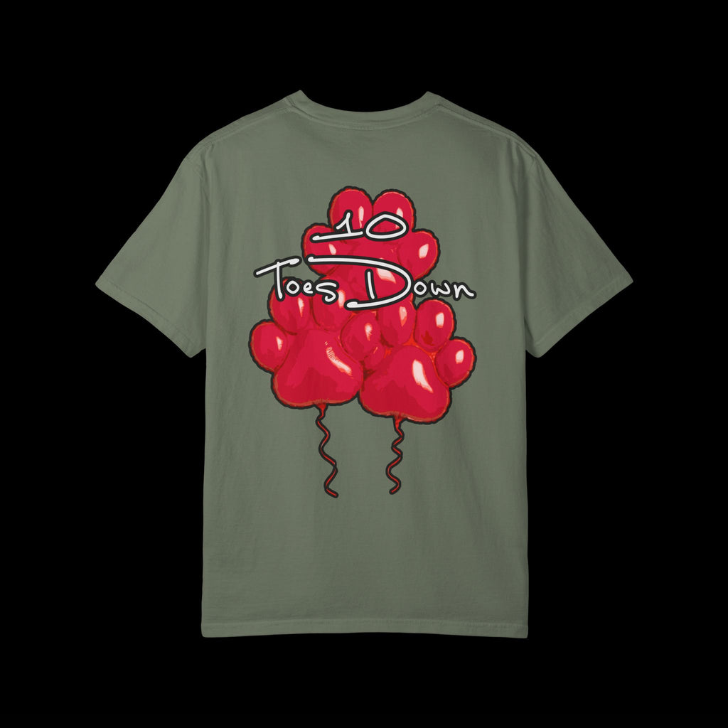 Stand Firm, Red Label Clothing, Unisex Dog Lover T-shirt, Comfortable Graphic Tee, Pet Owner Gift, Casual Daily Wear, Unique Dog Apparel