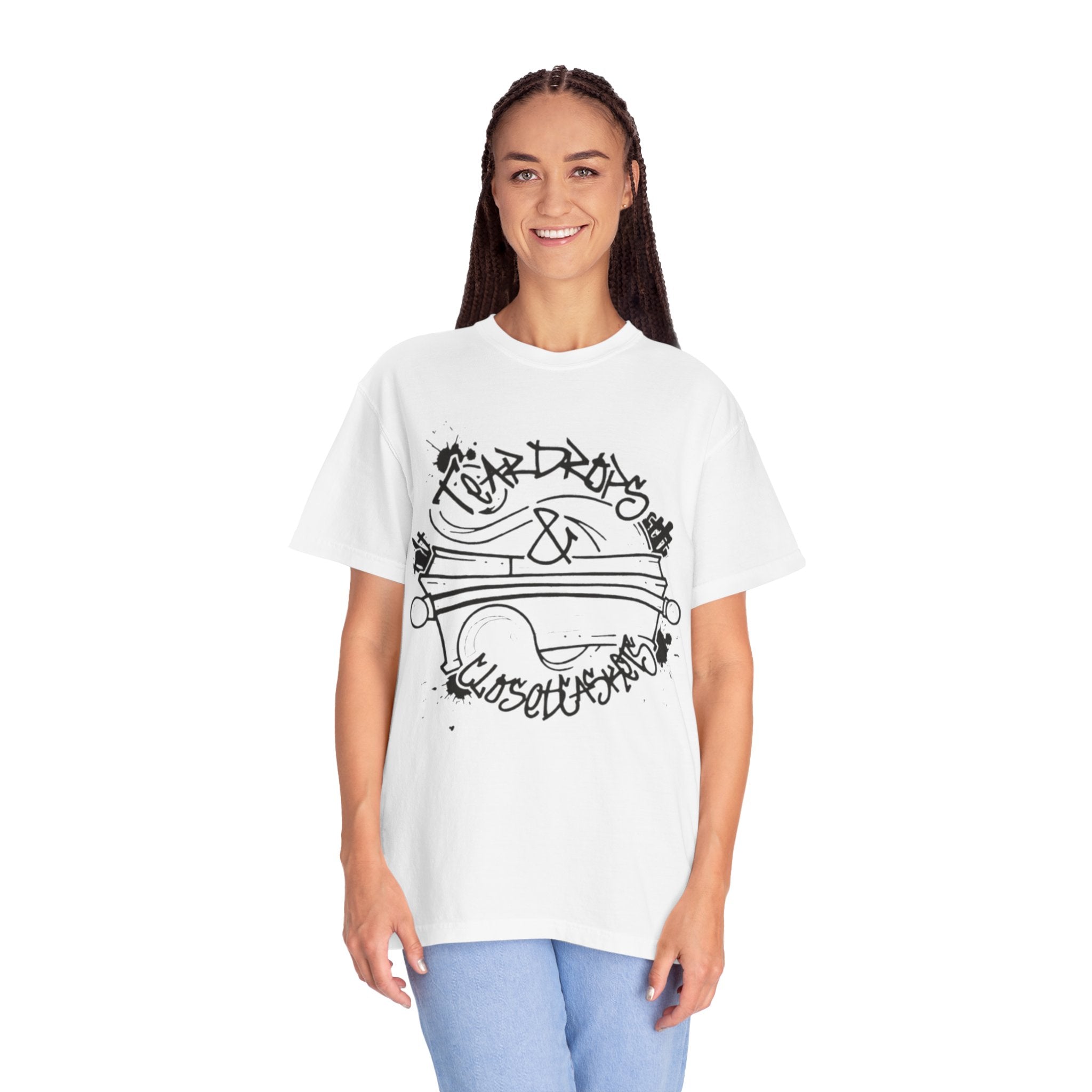 Teardrops and Closed Caskets T-shirt, Unisex Tee, Gift for Him, Gift for Her, Vintage Style Shirt, Memorial Day Apparel