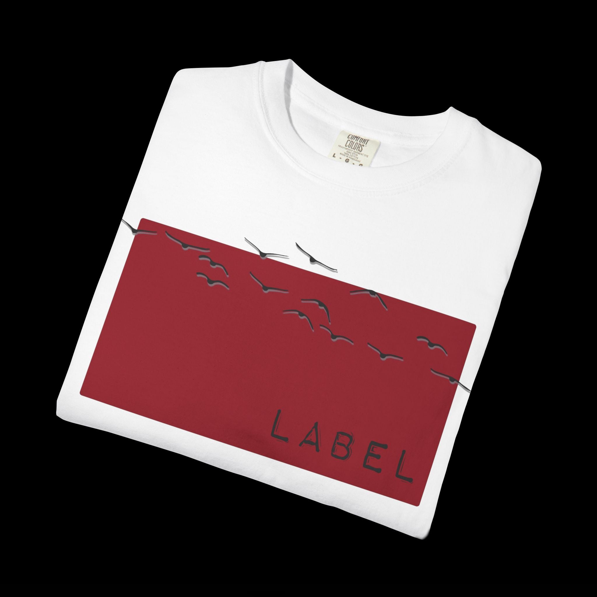 "Flying South" Red Label Clothing, T-Shirt, Bird Migration Tee, Nature Lover Gift, Outdoor Adventure Shirt, Animal Wildlife Top