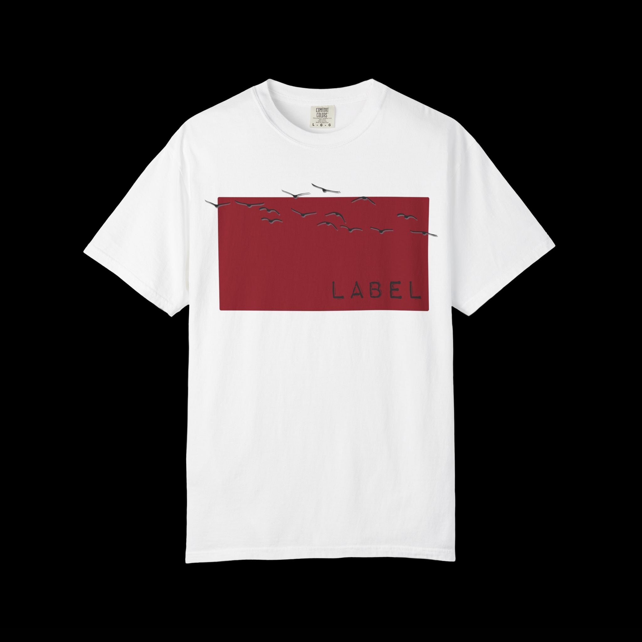 "Flying South" Red Label Clothing, T-Shirt, Bird Migration Tee, Nature Lover Gift, Outdoor Adventure Shirt, Animal Wildlife Top