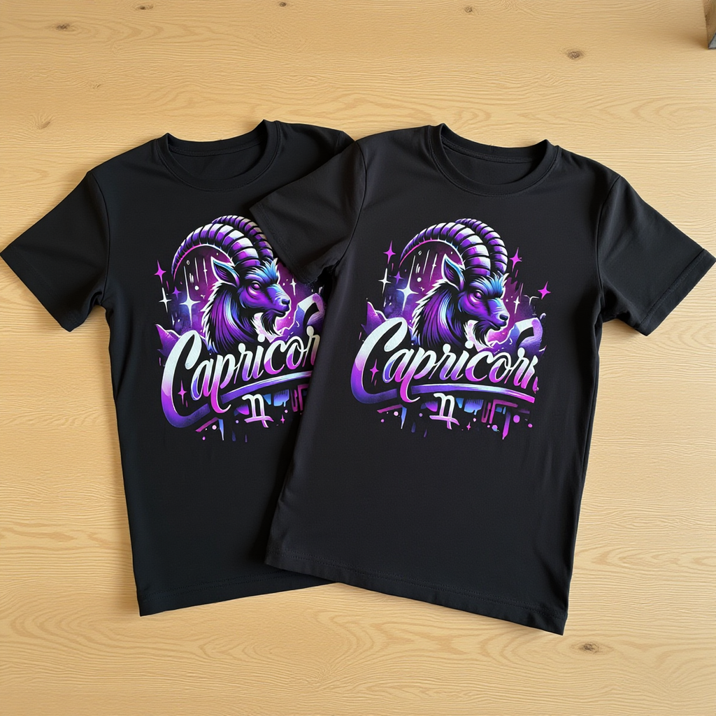 Capricorn Zodiac Unisex O-Neck T-Shirt