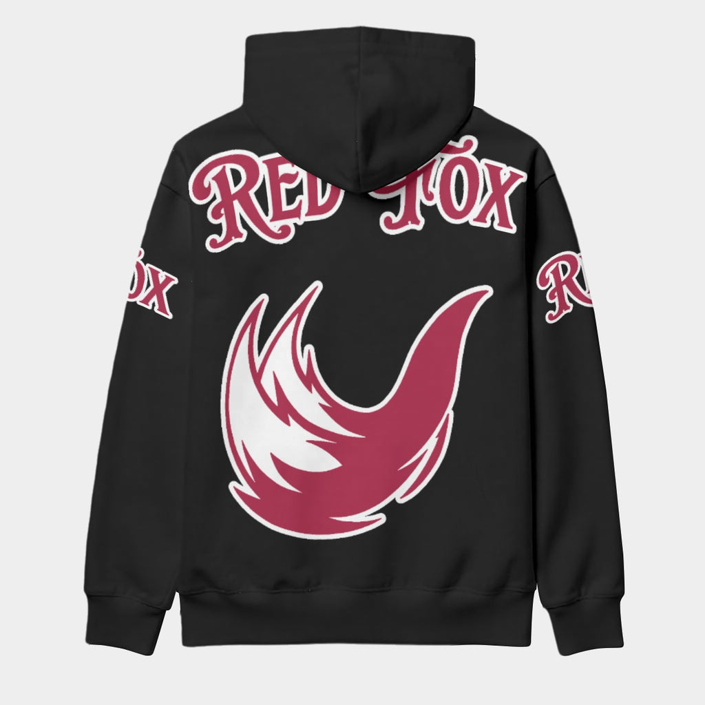 Red Fox Thicken Pullover Hoodie