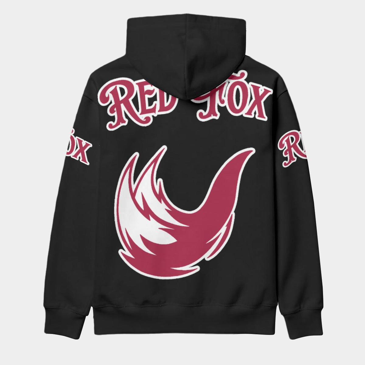Red Fox Thicken Pullover Hoodie