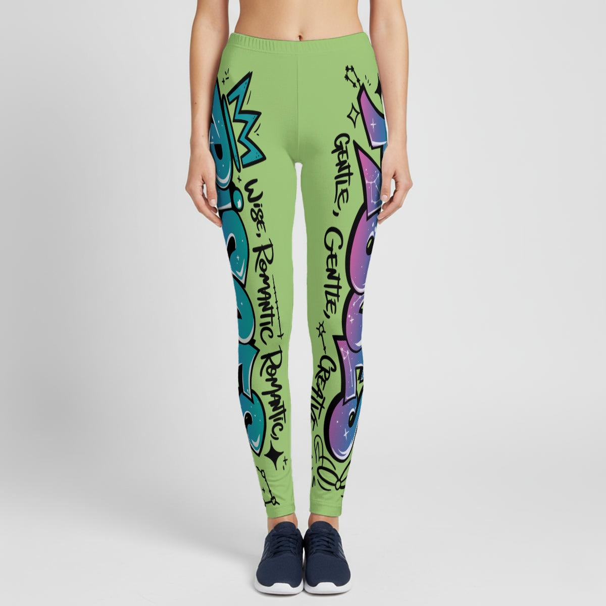 Pisces Graffiti Stretch Hoodie Set