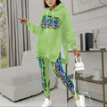 Pisces Graffiti Stretch Hoodie Set