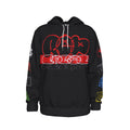 Red Label Graffiti & Crown Thicken Pullover Hoodie