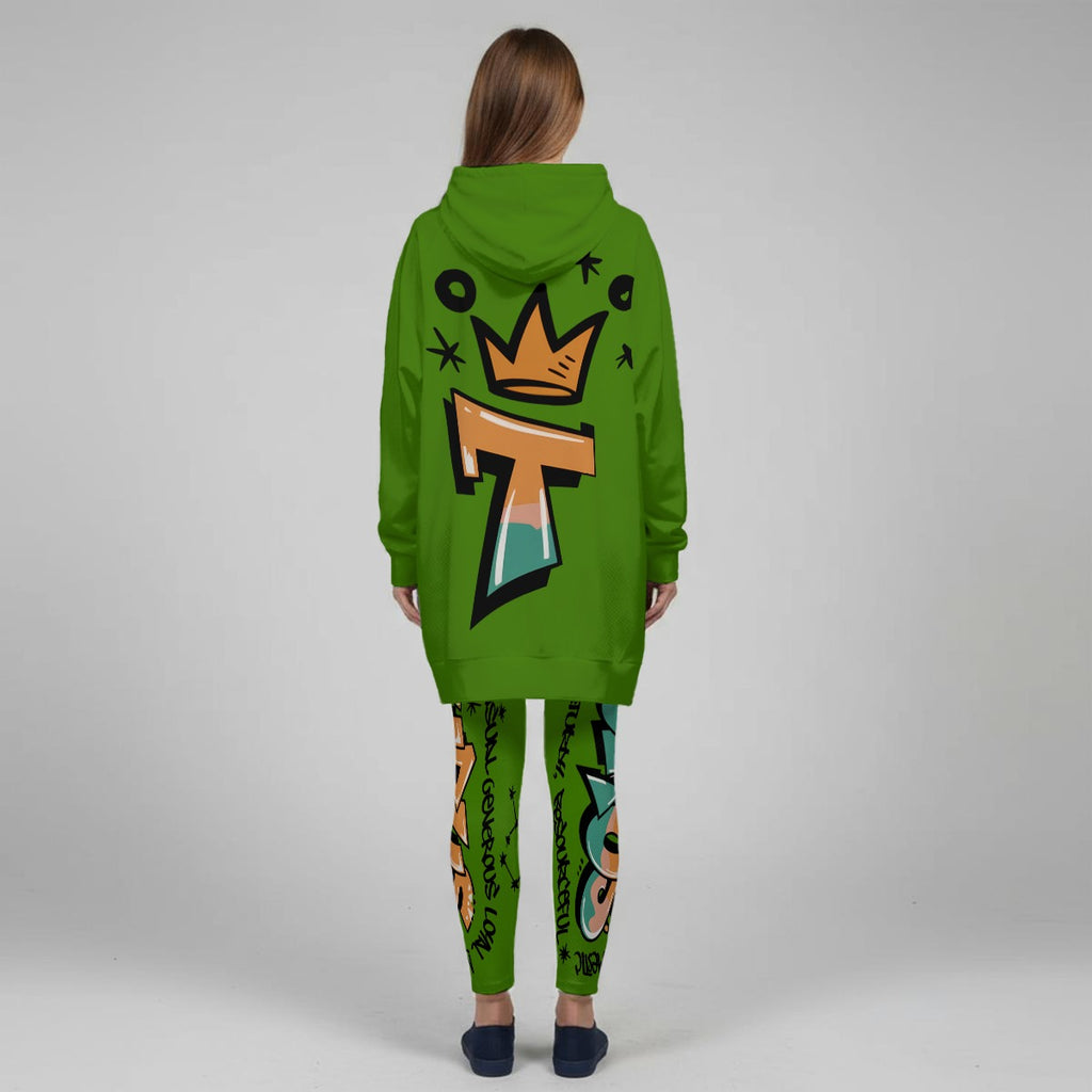 Taurus Graffiti Stretch Hoodie Set