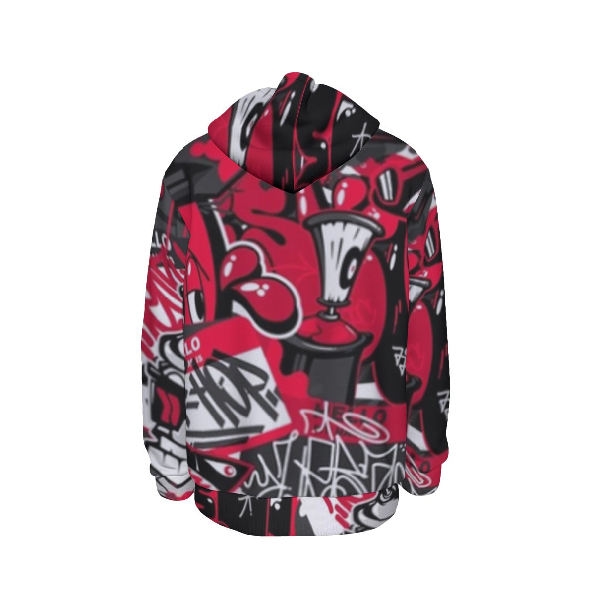 Graffiti Men's Thicken Pullover Hoodie
