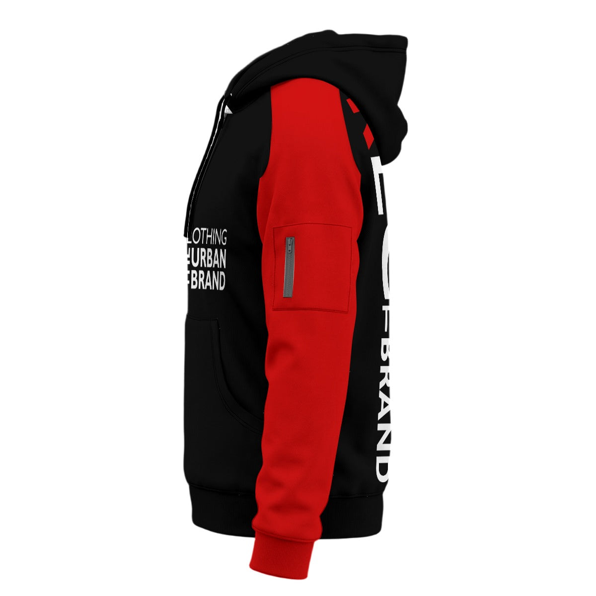 RLC Fleece Half-Zip Hoodie With Arm Pockets