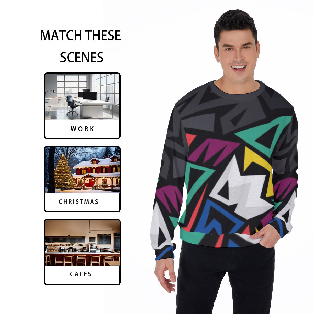 Multi Color Men's Sweater