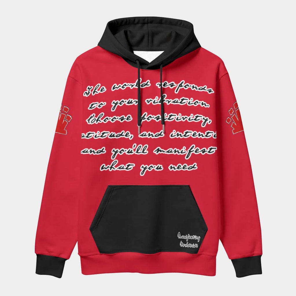 Manifesting Worldwide Men's Thicken Pullover Hoodie