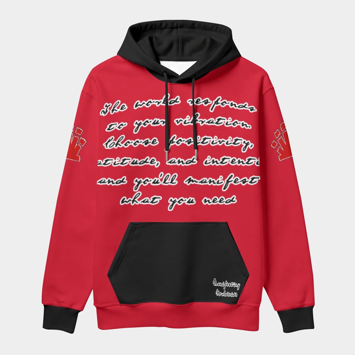 Manifesting Worldwide Men's Thicken Pullover Hoodie