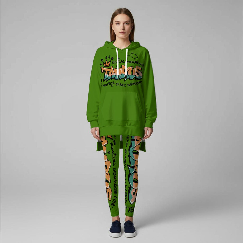 Taurus Graffiti Stretch Hoodie Set