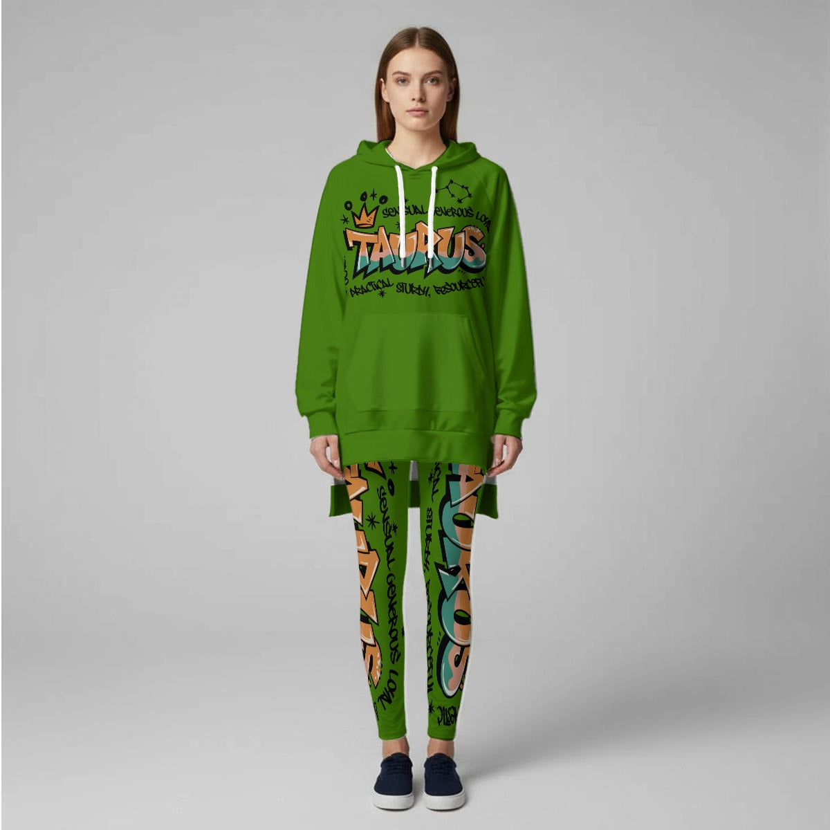 Taurus Graffiti Stretch Hoodie Set