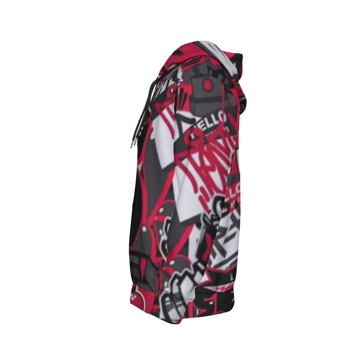 Graffiti Men's Thicken Pullover Hoodie