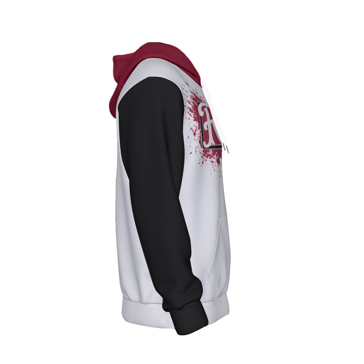 Red City Ink Spot Unisex Thicken Pullover Hoodie