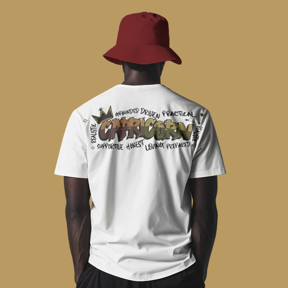 Capricorn Zodiac Graffiti Unisex O-Neck T-Shirt