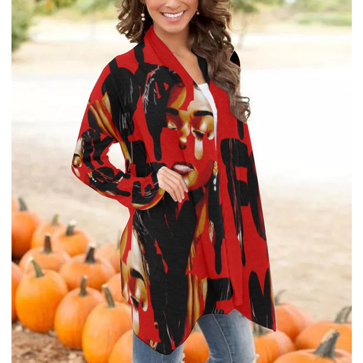 Pray For Me Women's Cardigan With Long Sleeve