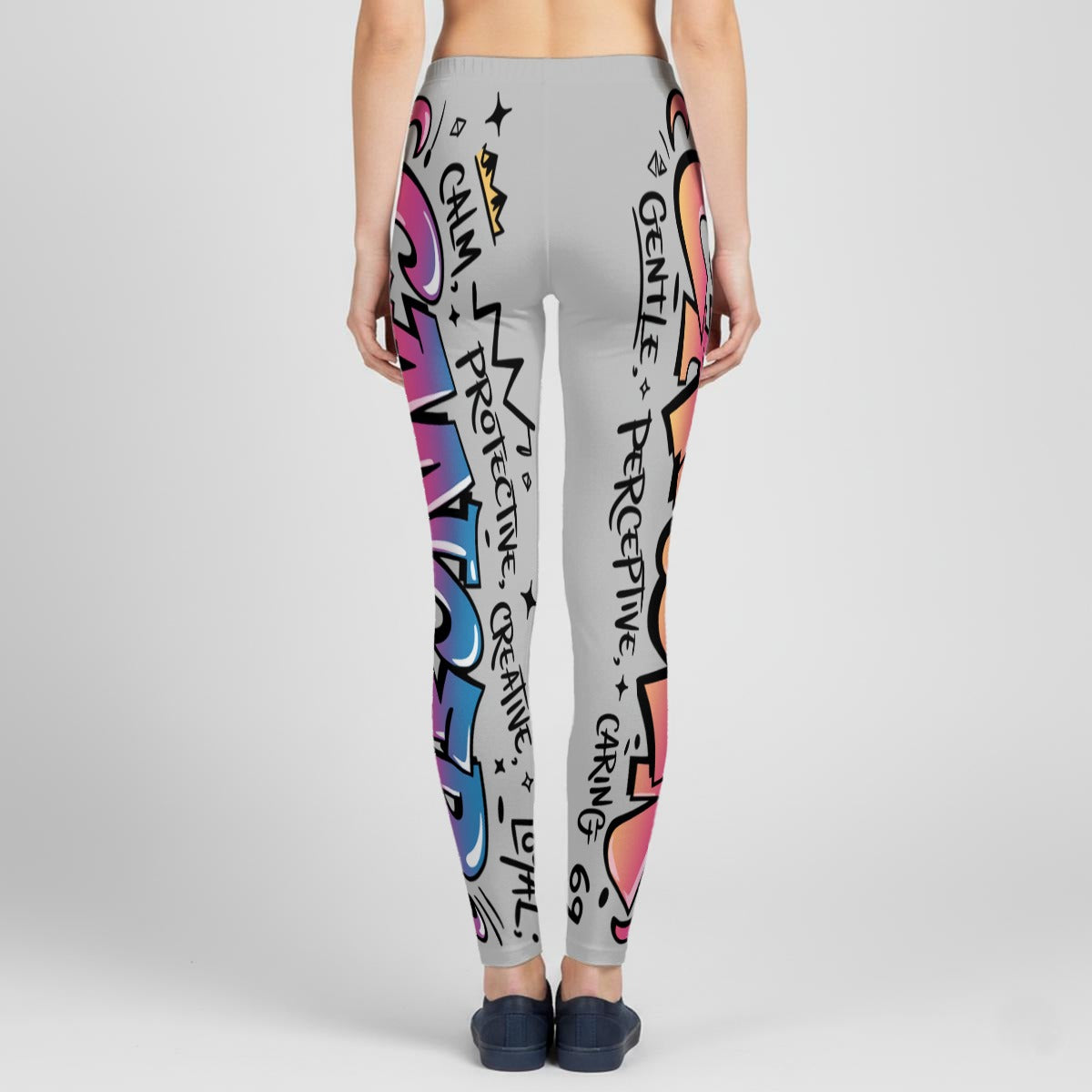 Cancer Graffiti Stretch Hoodie Set