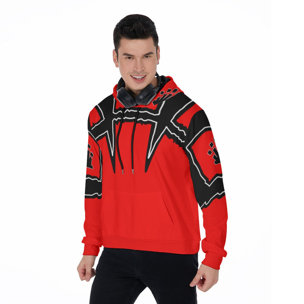 Red Label Crown Thicken Pullover Hoodie