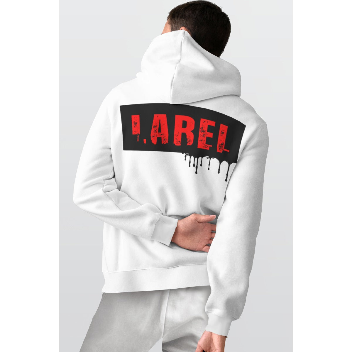 Red Label Red City Men's Thicken Pullover Hoodie
