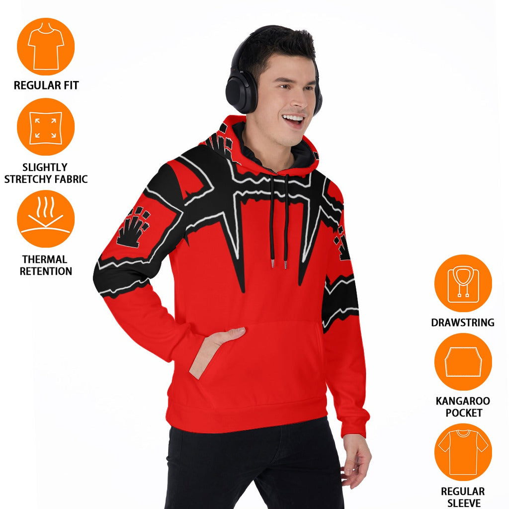 Red Label Crown Thicken Pullover Hoodie