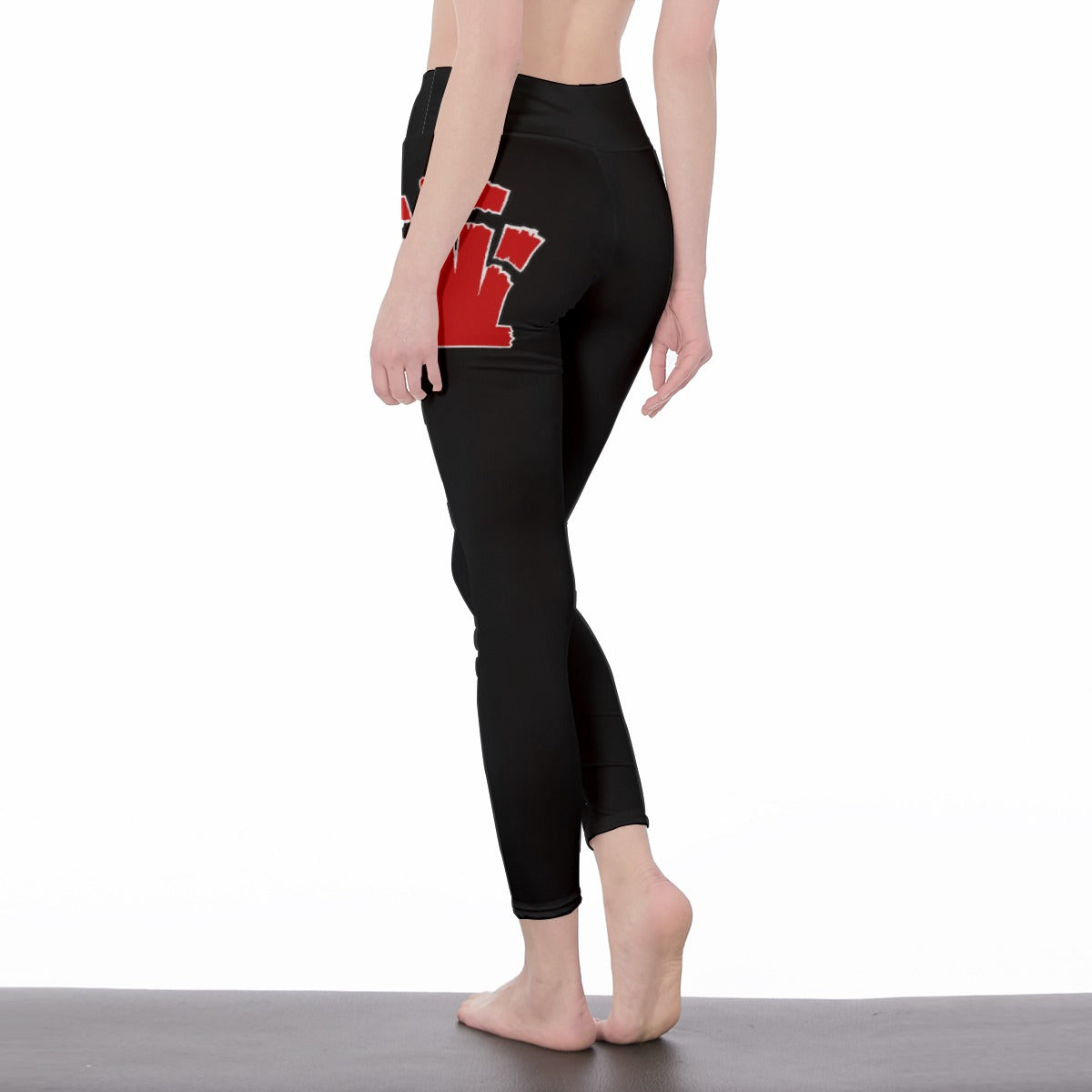Red Label Crown High Waist Leggings | Side Stitch Closure