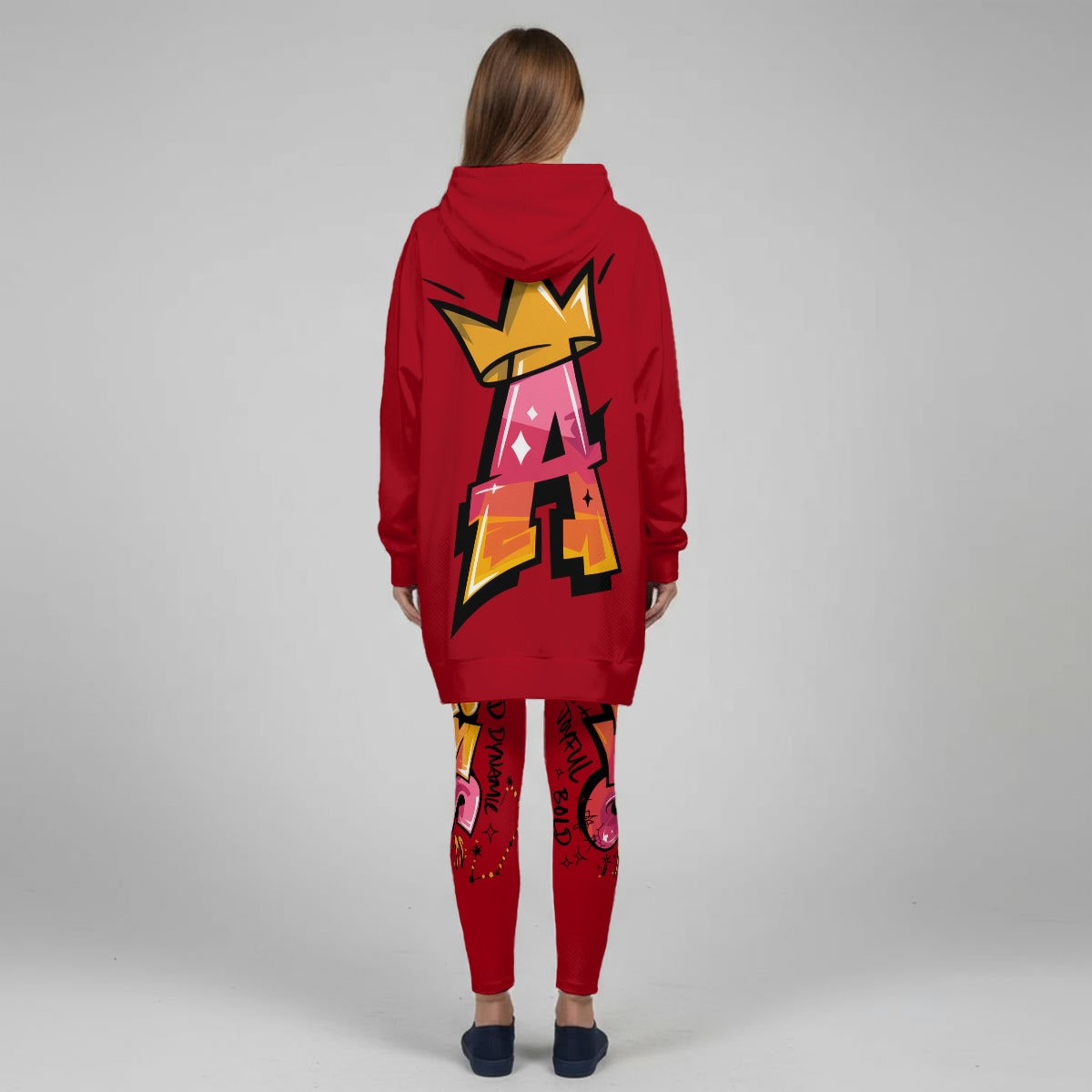 Aries Graffiti Stretch Hoodie Set