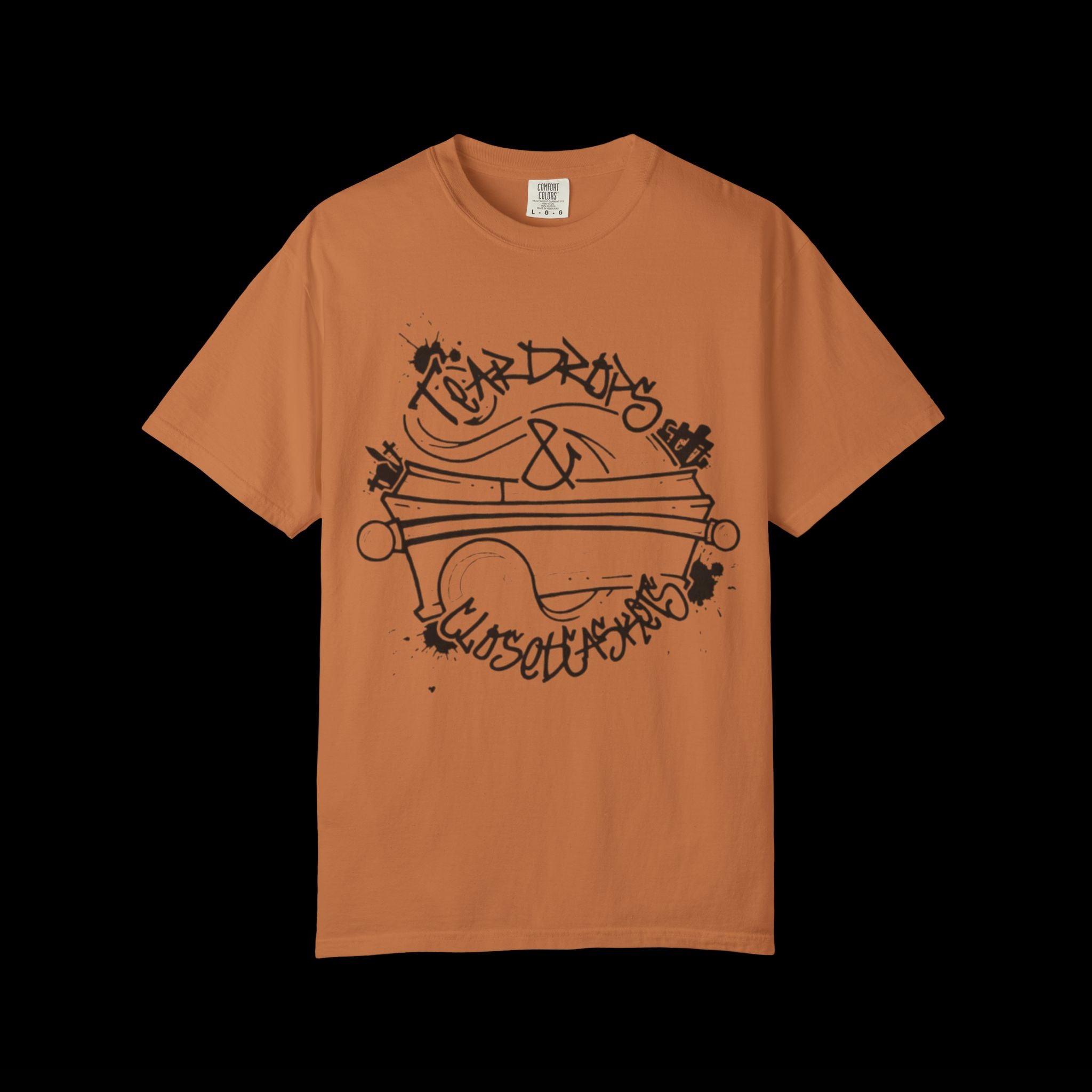 Teardrops and Closed Caskets T-shirt, Unisex Tee, Gift for Him, Gift for Her, Vintage Style Shirt, Memorial Day Apparel