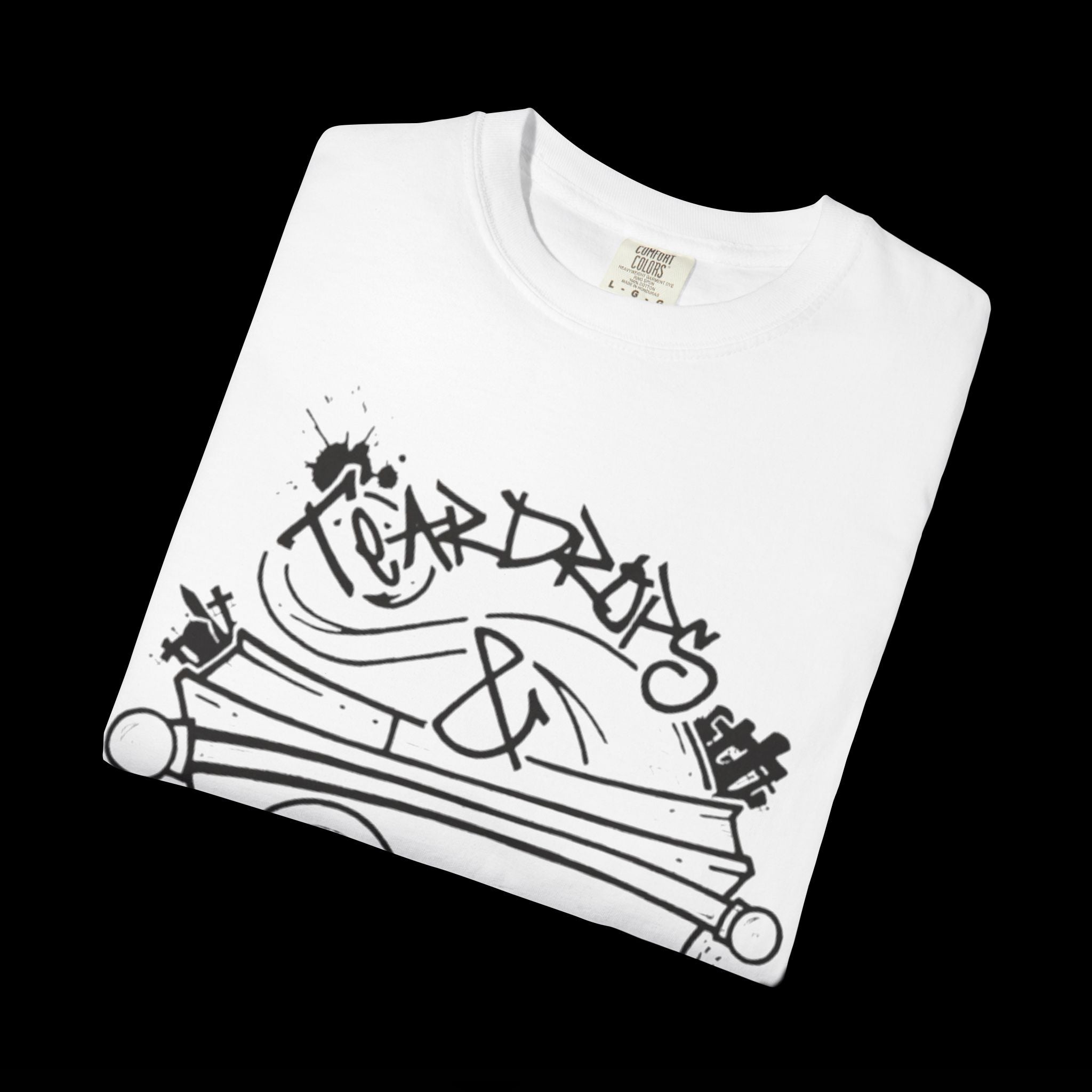 Teardrops and Closed Caskets T-shirt, Unisex Tee, Gift for Him, Gift for Her, Vintage Style Shirt, Memorial Day Apparel