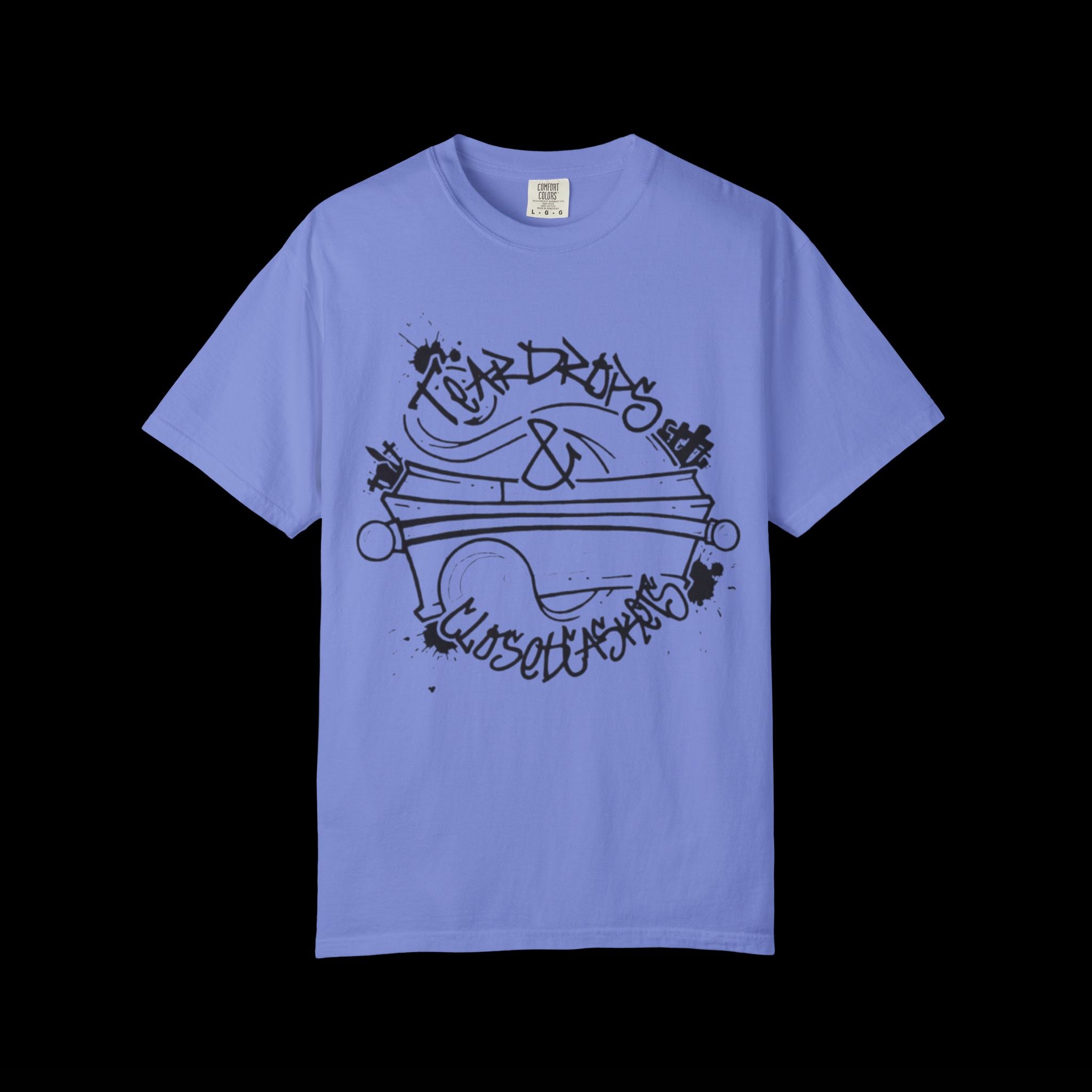Teardrops and Closed Caskets T-shirt, Unisex Tee, Gift for Him, Gift for Her, Vintage Style Shirt, Memorial Day Apparel