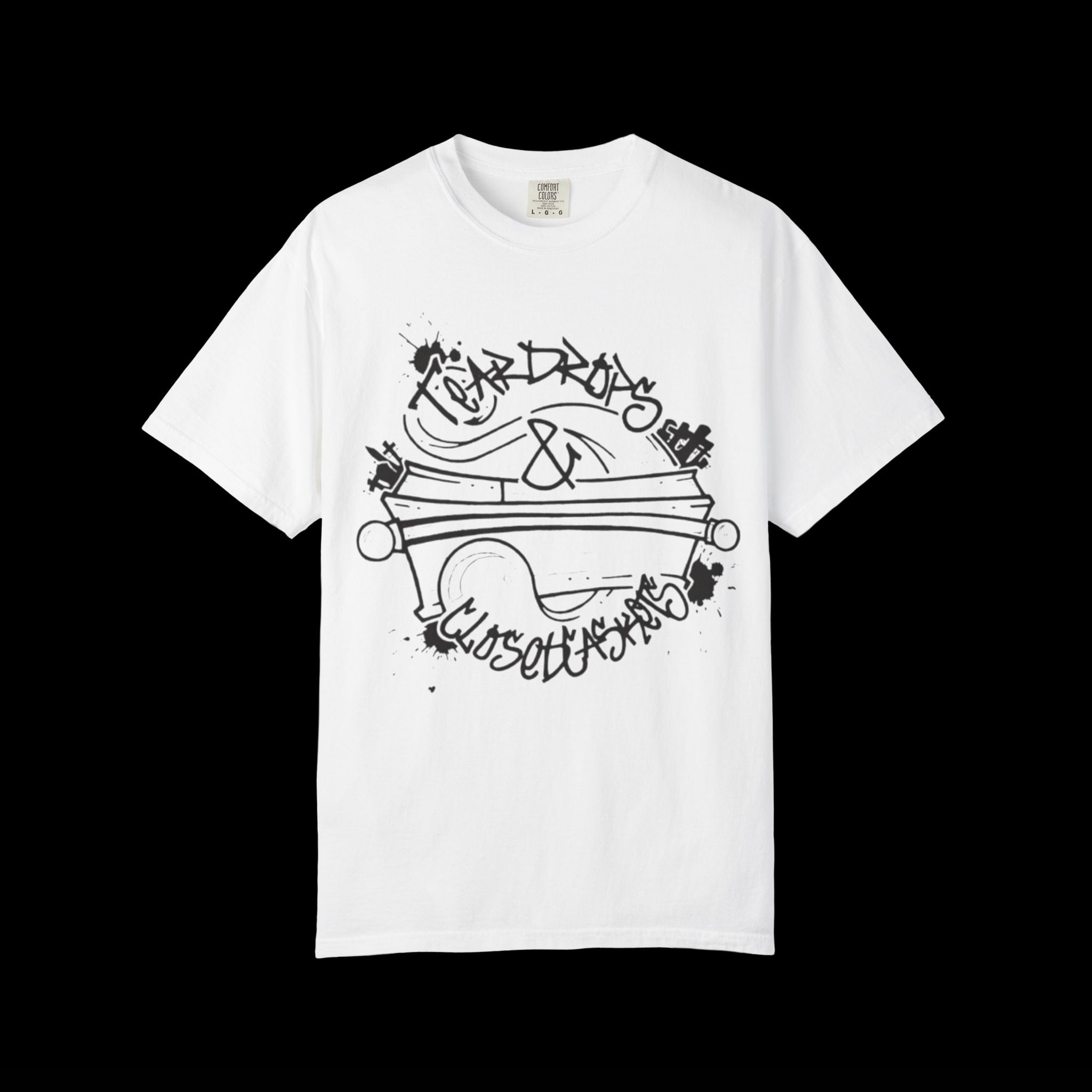 Teardrops and Closed Caskets T-shirt, Unisex Tee, Gift for Him, Gift for Her, Vintage Style Shirt, Memorial Day Apparel