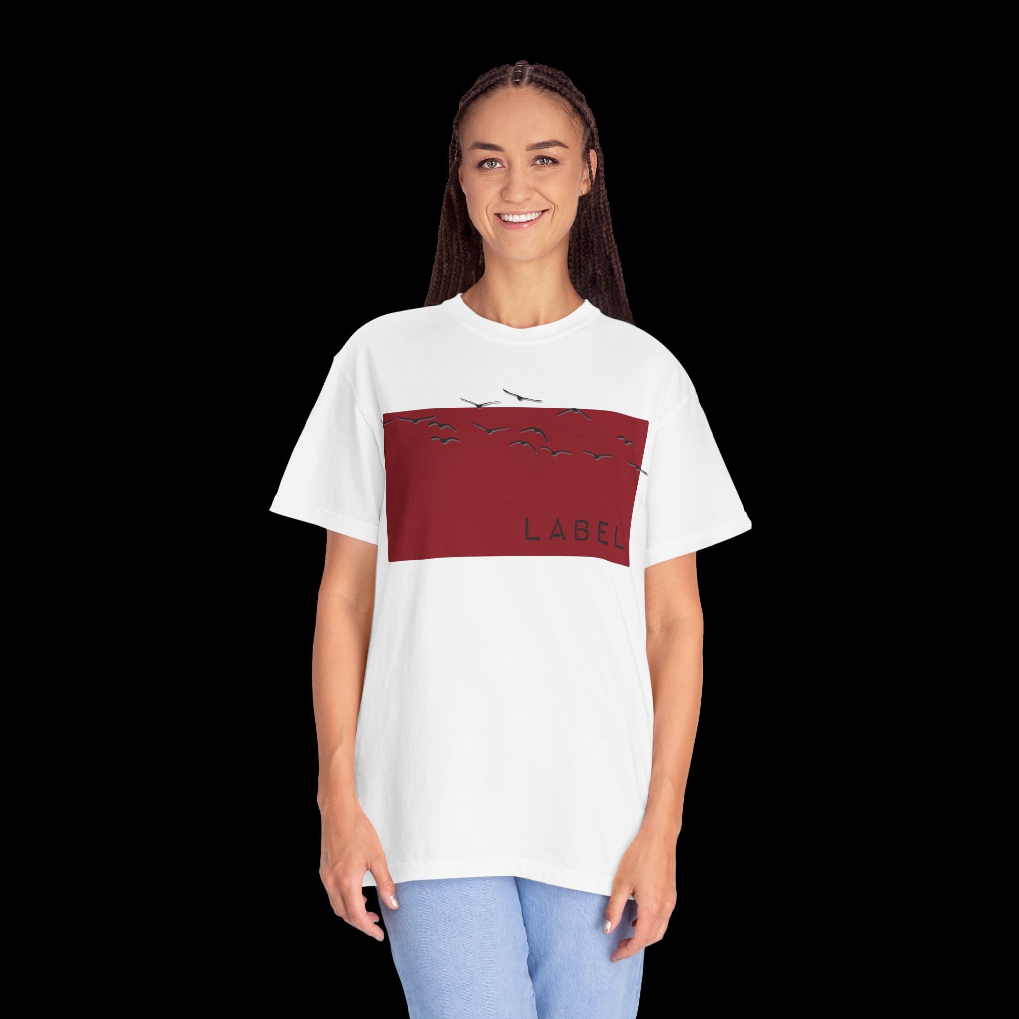 "Flying South" Red Label Clothing, T-Shirt, Bird Migration Tee, Nature Lover Gift, Outdoor Adventure Shirt, Animal Wildlife Top
