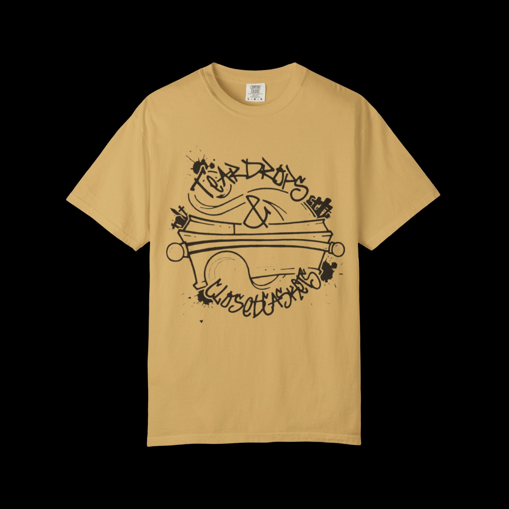 Teardrops and Closed Caskets T-shirt, Unisex Tee, Gift for Him, Gift for Her, Vintage Style Shirt, Memorial Day Apparel