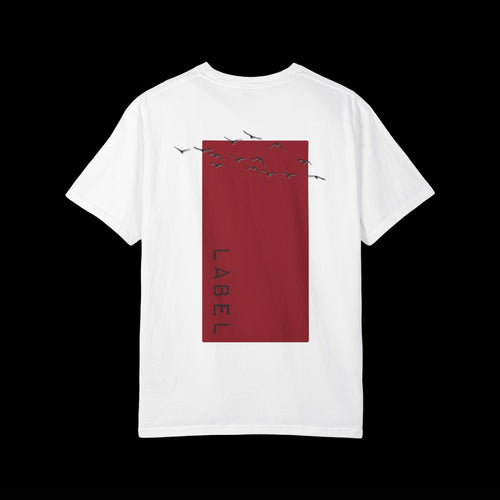 "Flying South" Red Label Clothing, T-Shirt, Bird Migration Tee, Nature Lover Gift, Outdoor Adventure Shirt, Animal Wildlife Top