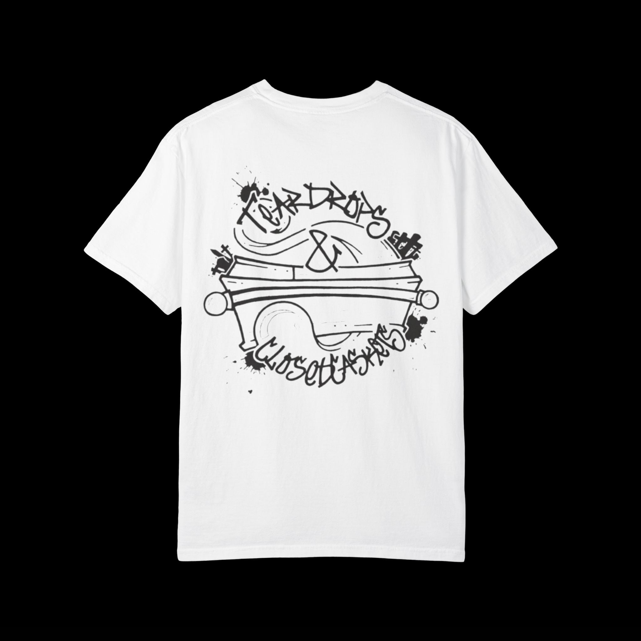 Teardrops and Closed Caskets T-shirt, Unisex Tee, Gift for Him, Gift for Her, Vintage Style Shirt, Memorial Day Apparel