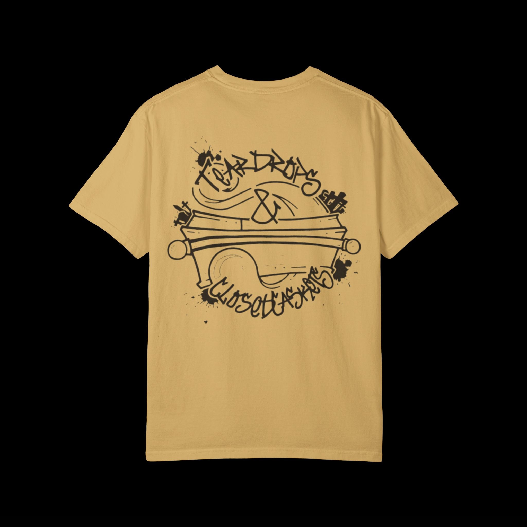 Teardrops and Closed Caskets T-shirt, Unisex Tee, Gift for Him, Gift for Her, Vintage Style Shirt, Memorial Day Apparel